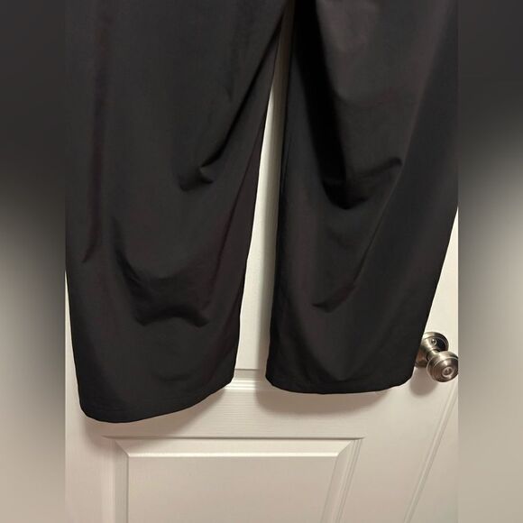 J Jill Fit on the go Wide Leg Pants Black crop women’s Medium EUC lightweight - Picture 9 of 14